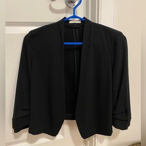 Babaton Black Cropped Blazer (size 2)
